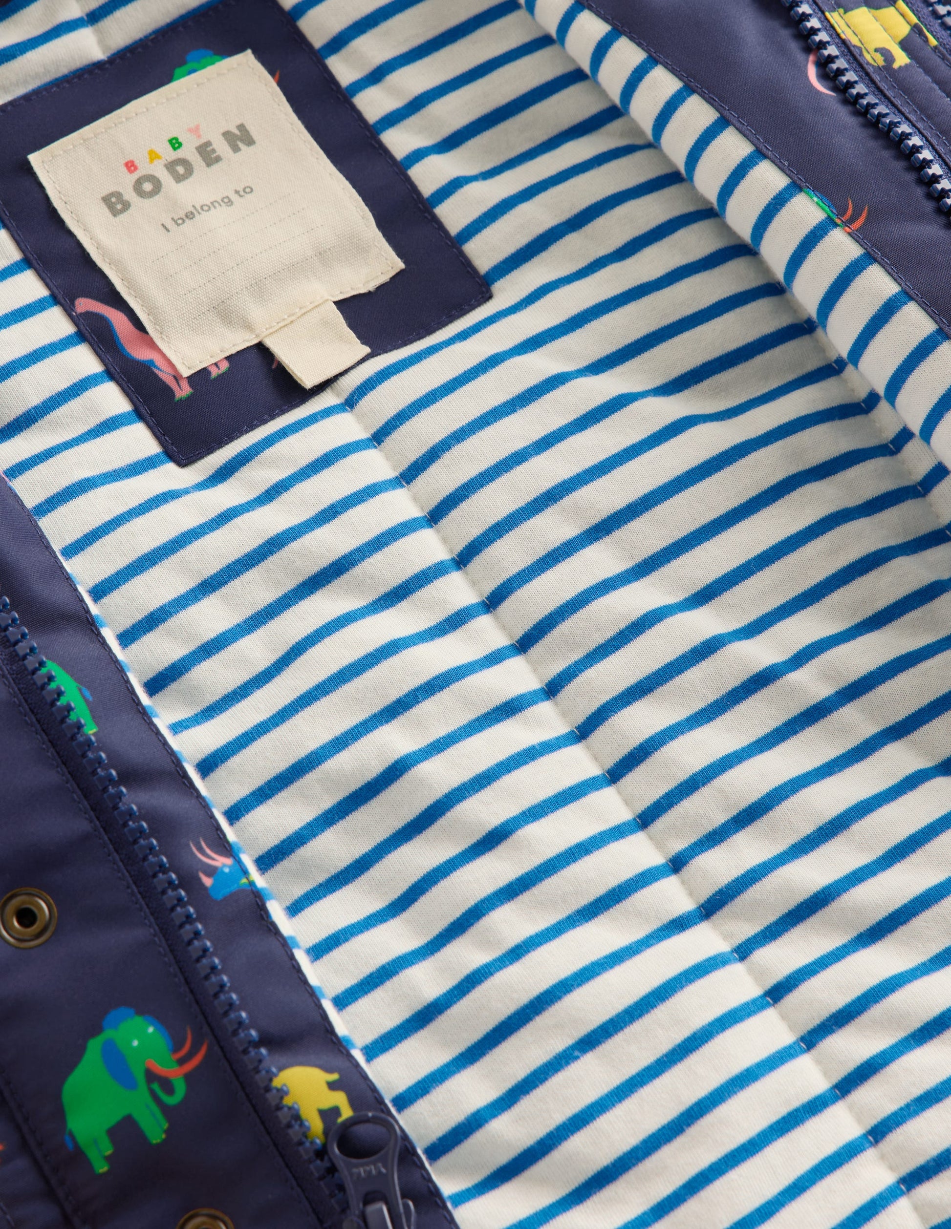 Boys 3-in-1 Coat-Navy Prehistoric Print-4