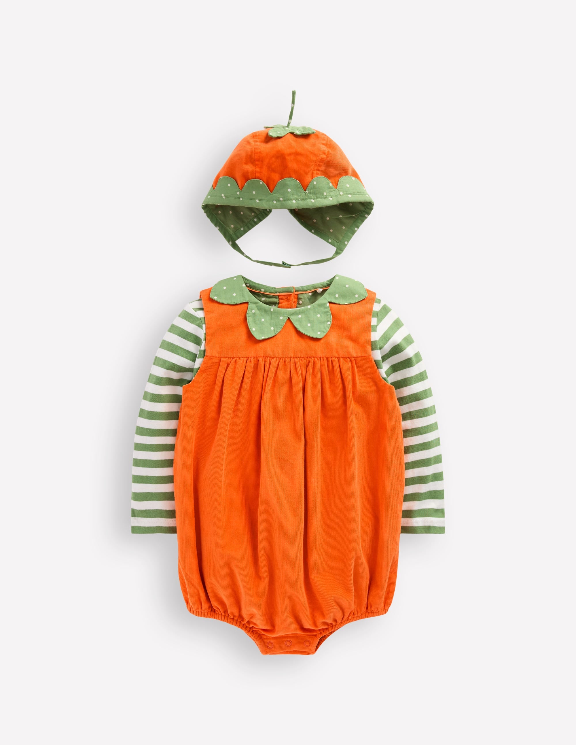Novelty Romper Play Set-Orange Pumpkin - Image 1