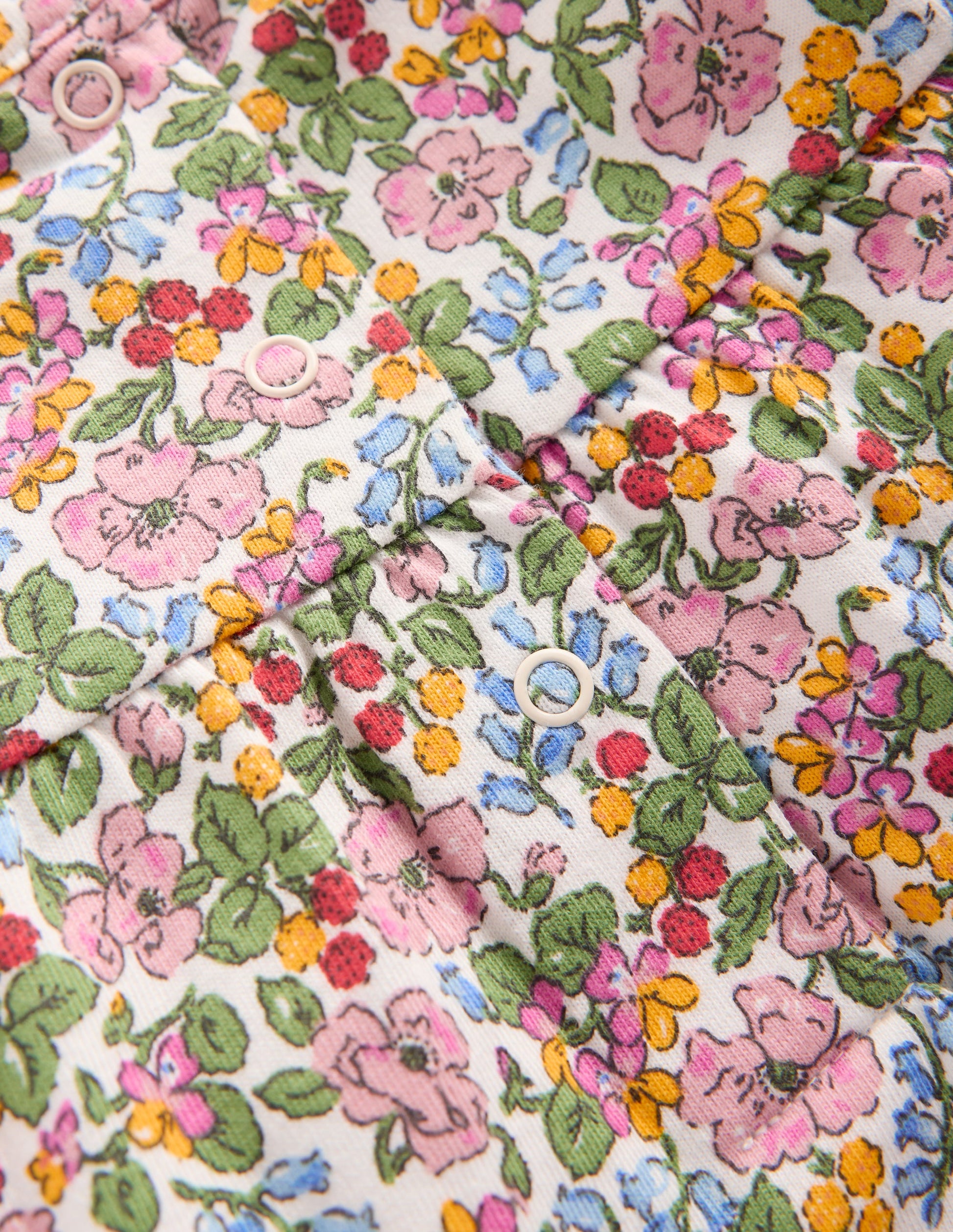 Applique Jersey Tunic Set-Multi Berry Floral-3