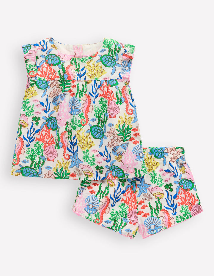 Woven Play Set-Multi Coral Cove