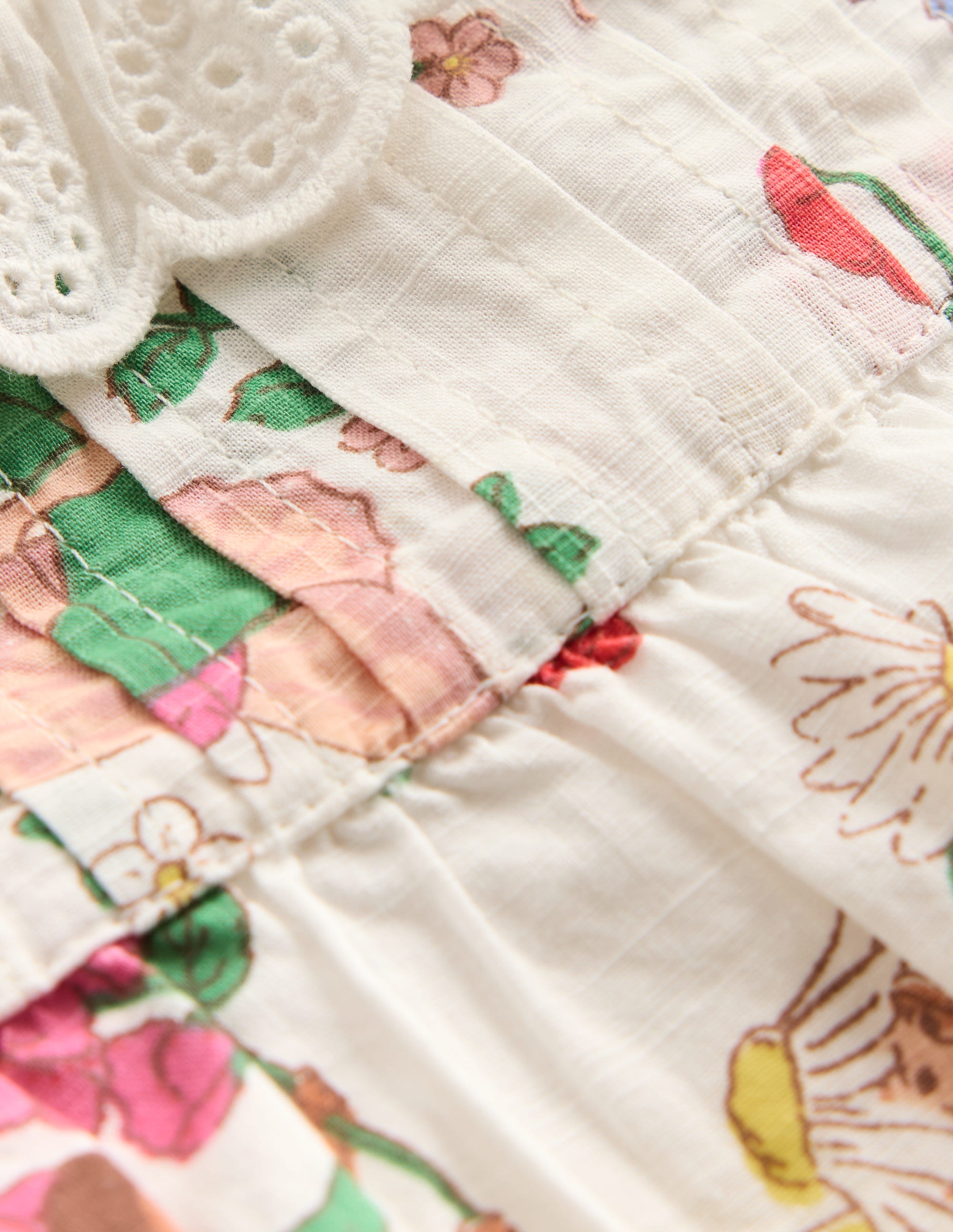 Broderie Ruffle Dress-Coconut Milk Fairies - Image 8