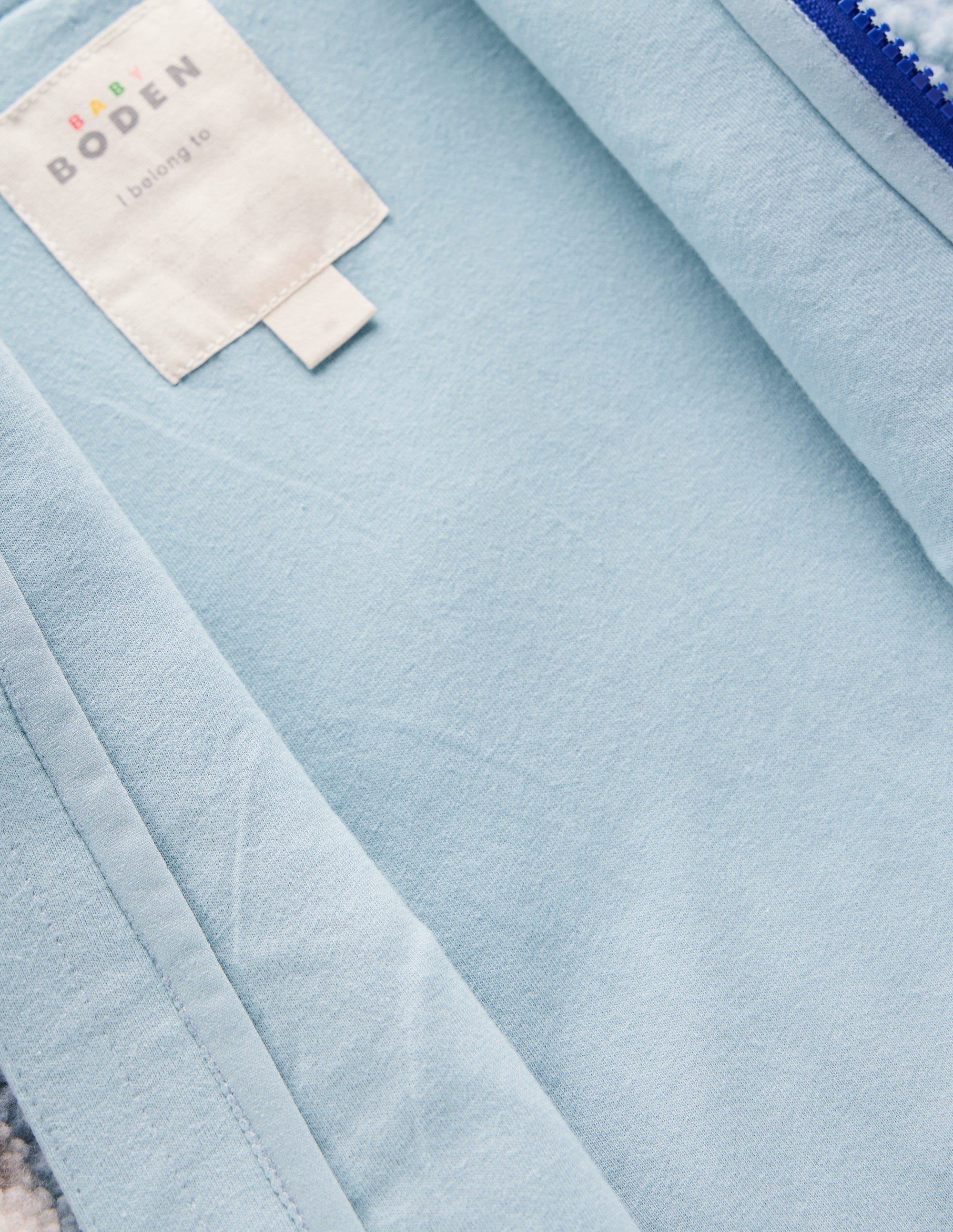 Cosy Borg Jacket-Vintage Blue Sheep - Image 5