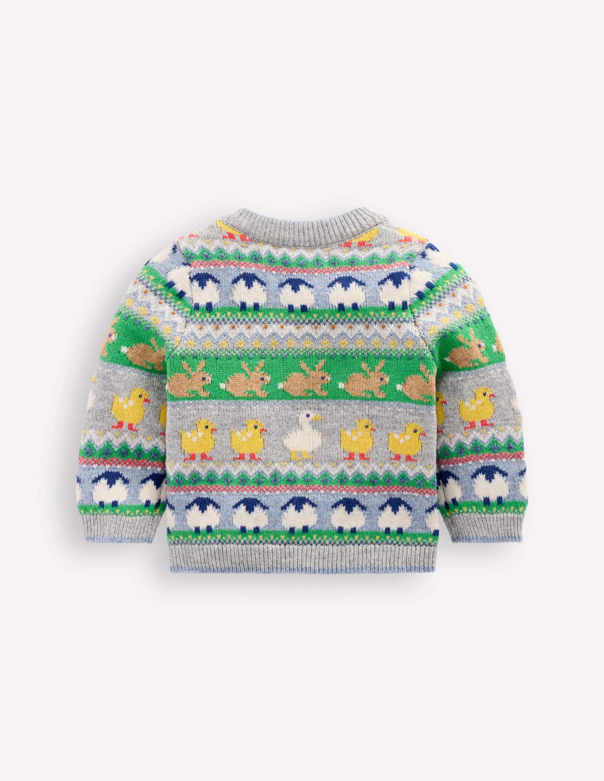 Fair Isle Jumper-Multi Easter Fair Isle - Image 2