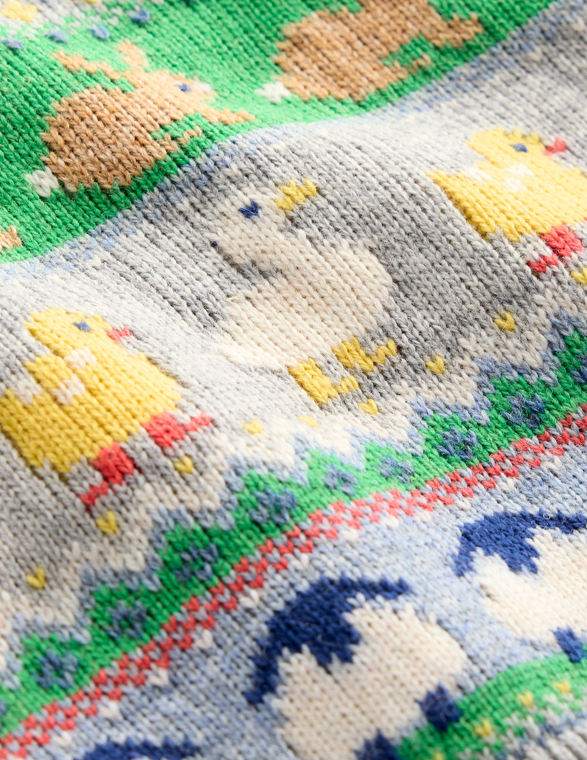 Fair Isle Jumper-Multi Easter Fair Isle - Image 3