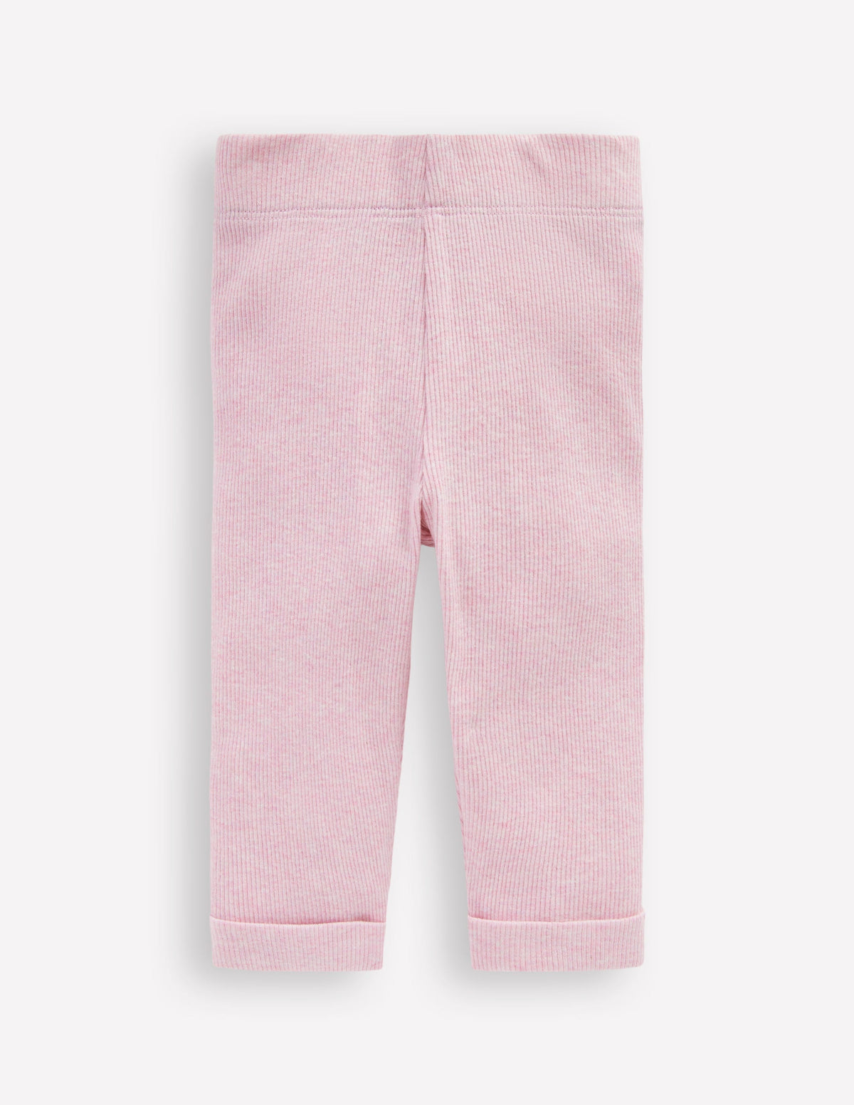 Ribbed Marl Leggings-Vintage Mauve Marl - Image 1