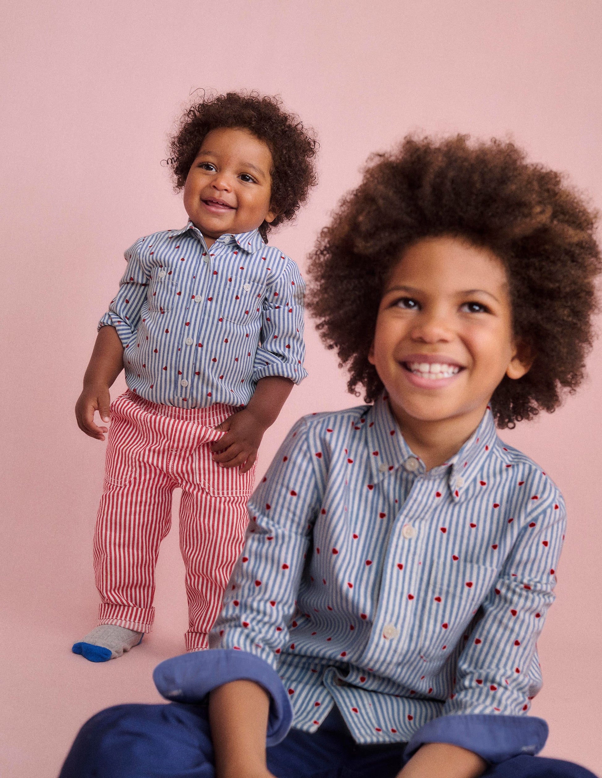 Woven Pull Ons-Soft Ivory/Poppy Red-4