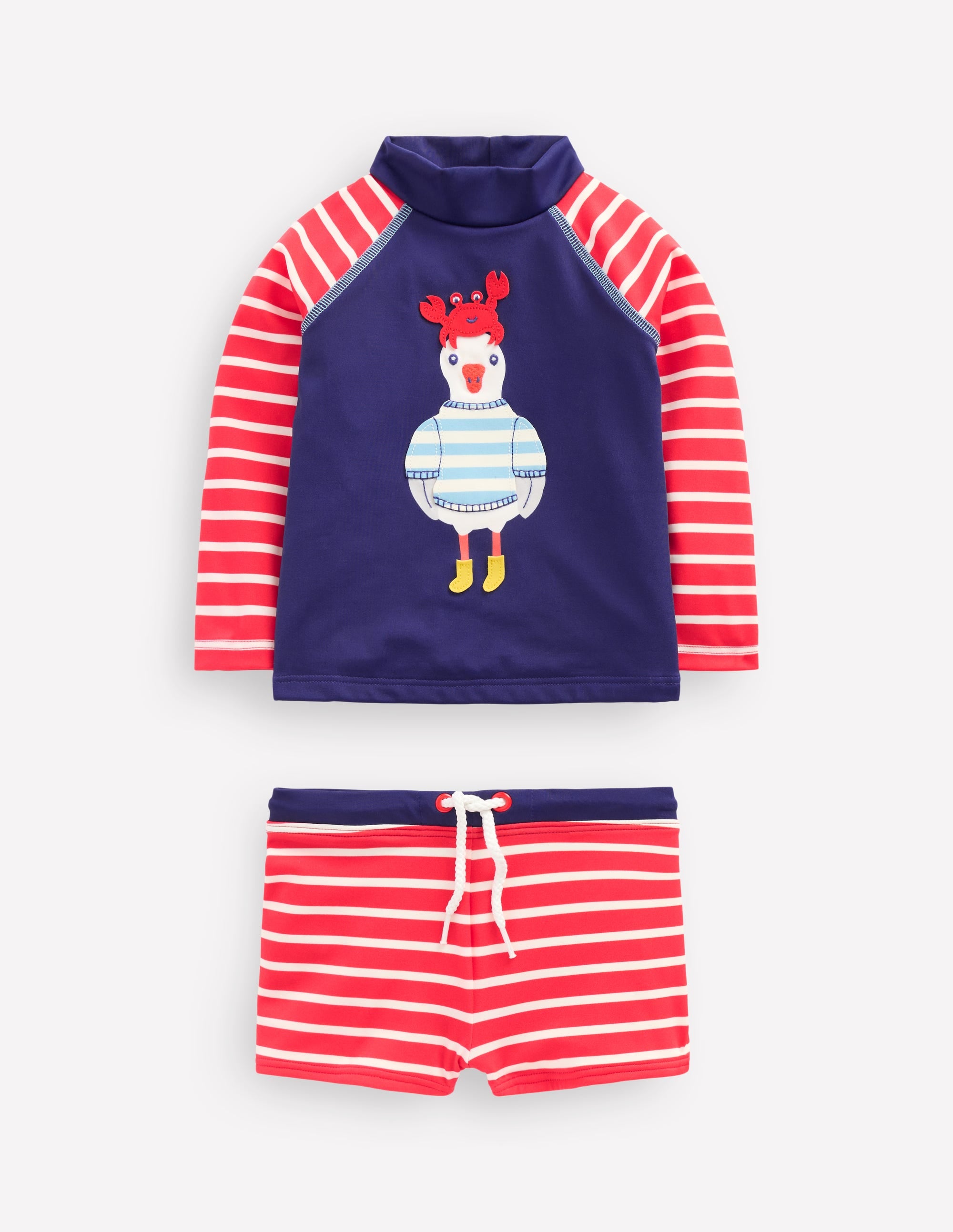 Fun Rash Vest Set-Starboard Blue Seagull - Image 1
