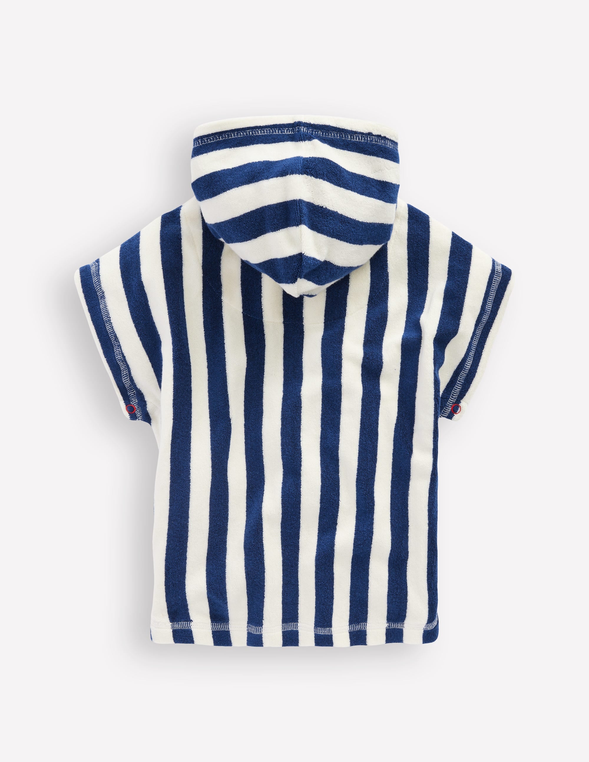 Novelty Towelling Throw-on-Sapphire Blue Seagulls - Image 2