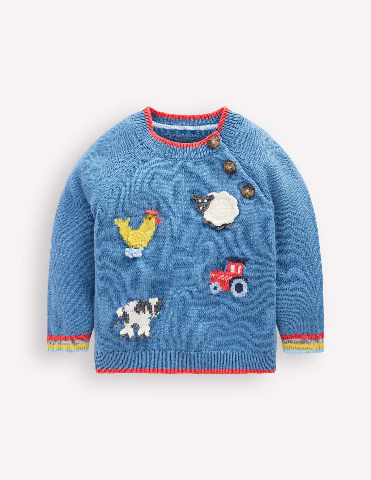 Fun Logo Jumper-Bluejay Farm - Image 1