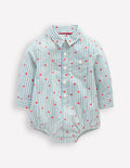 Woven Shirt Body-Ticking Confetti Heart