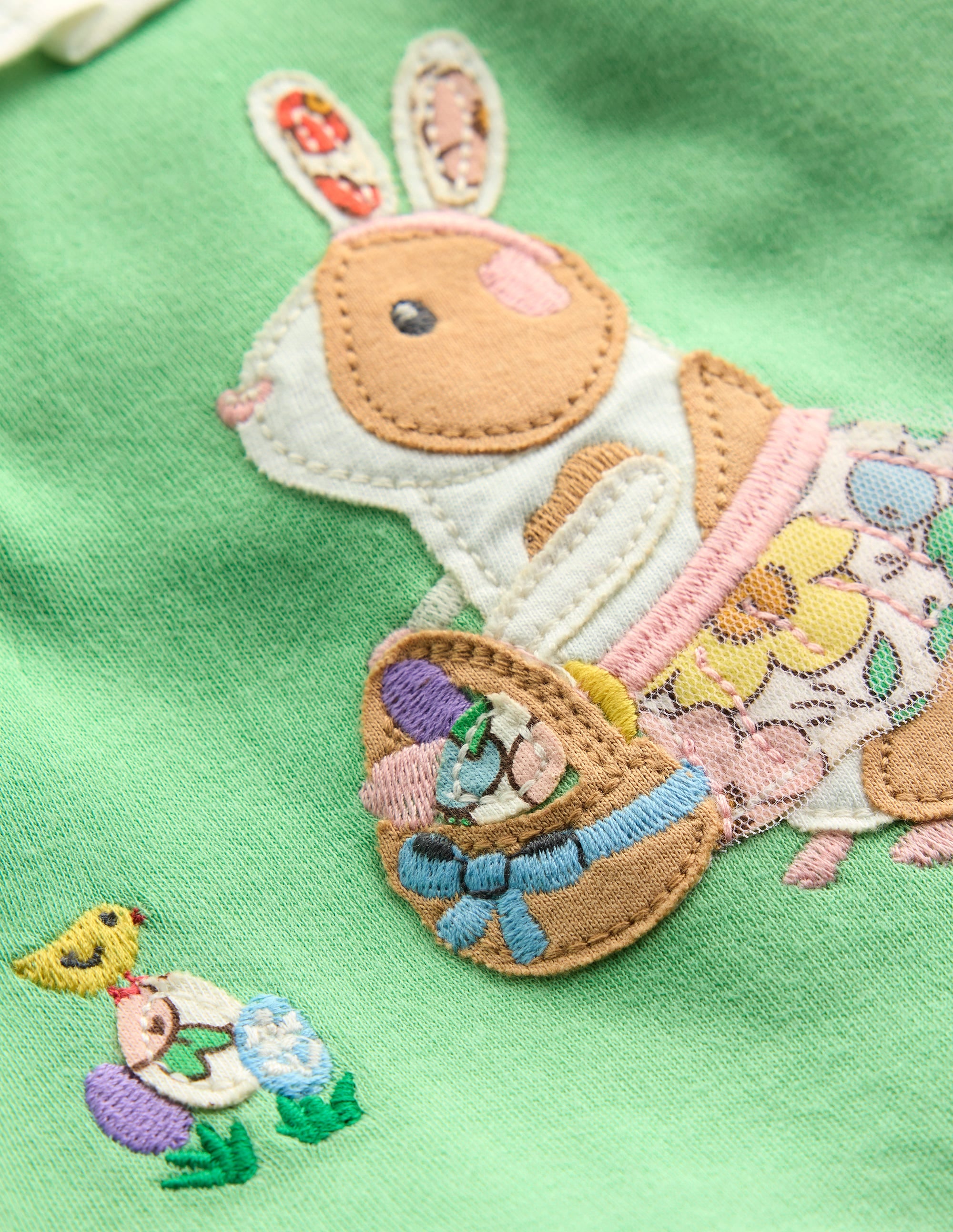 Ruffle Neck T-Shirt-Green Guinea Pig - Image 3