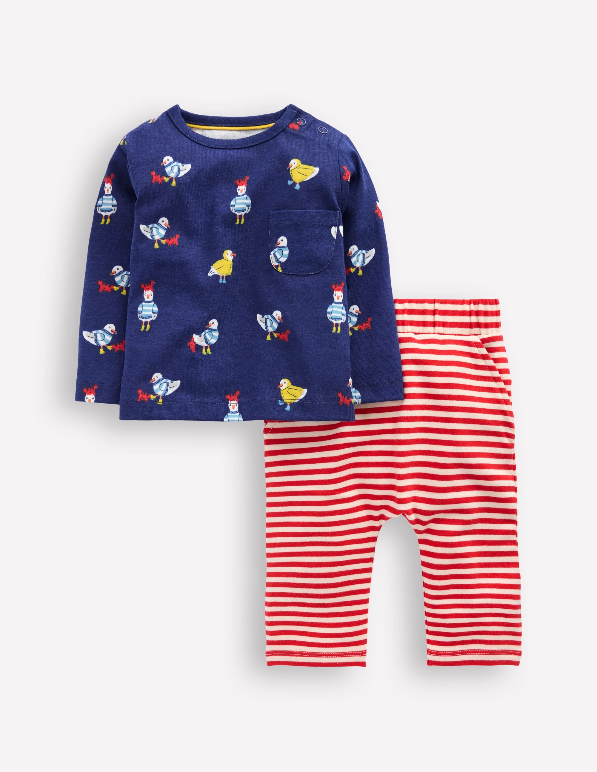 Printed Jersey Play Set-Starboard Blue Seagulls - Image 1