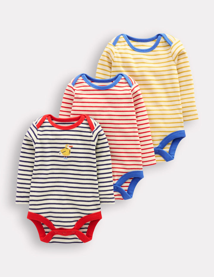 2-pack Ribbed Bodies-Starboard Blue Stripe