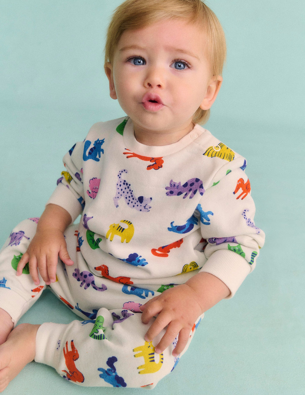 Jersey Joggers-Multi Rainbow Pets - Image 4