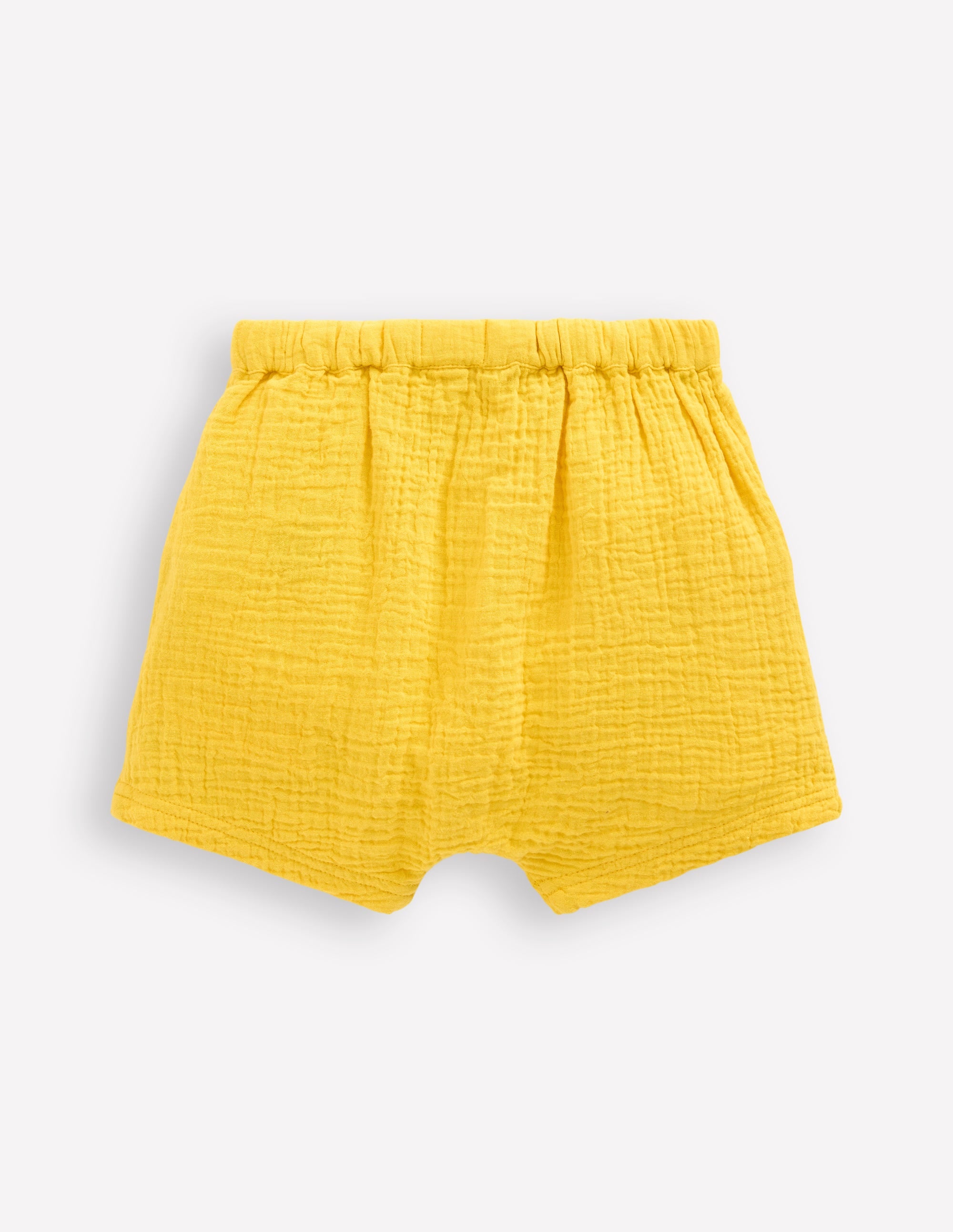 Boys Woven Shorts-Pineapple Yellow - Image 2