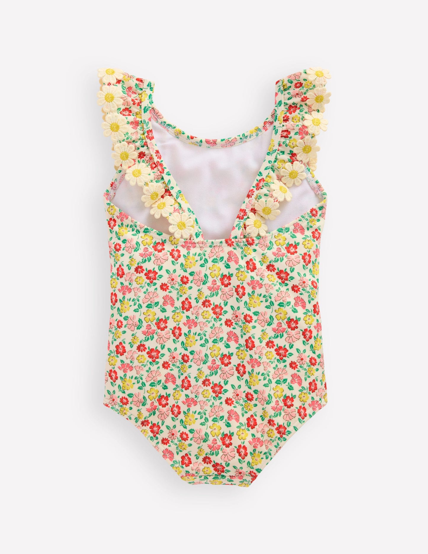 Frilly Swimsuit-Multi Summer Flower Bed