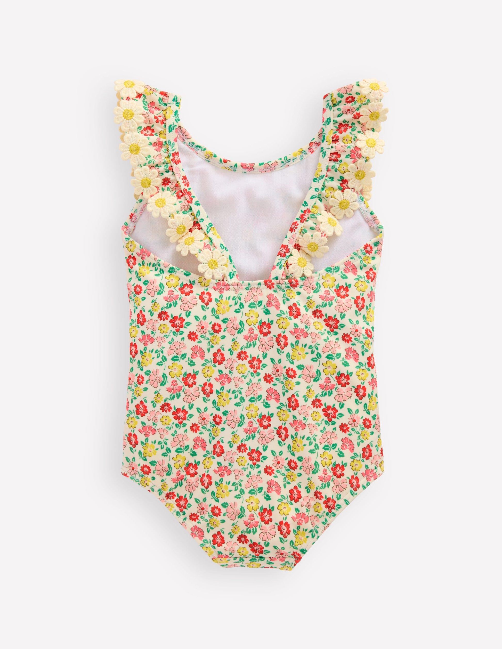 Frilly Swimsuit-Multi Summer Flower Bed-2