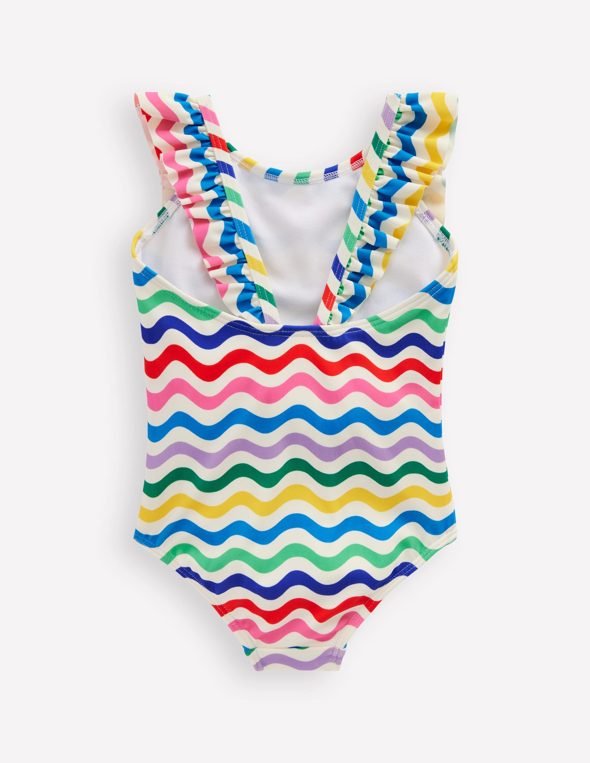 Frilly Swimsuit-Multi Small Wave - Image 2