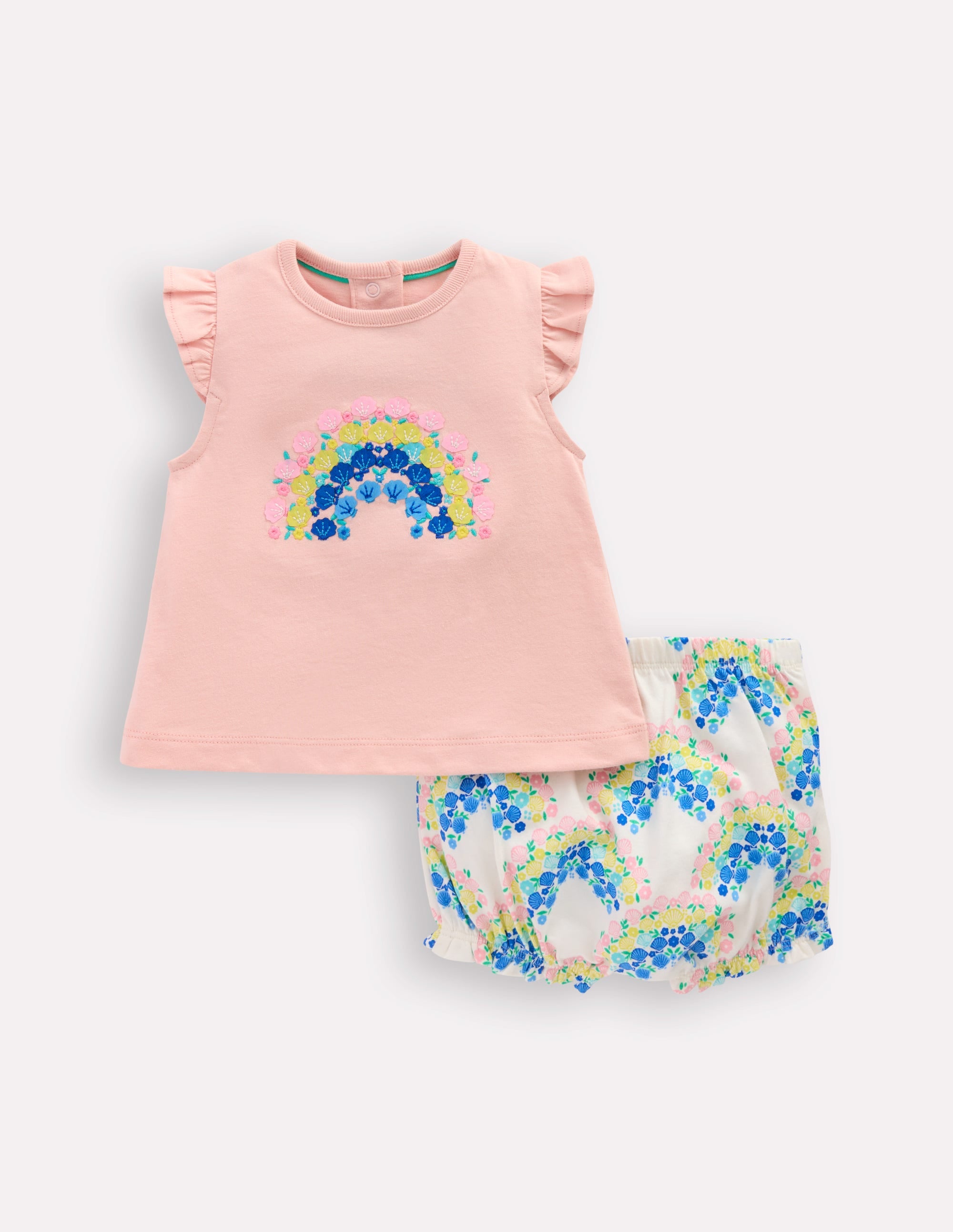 Ruffle Jersey Playset-Coconut Milk Rainbow Shells - Image 1