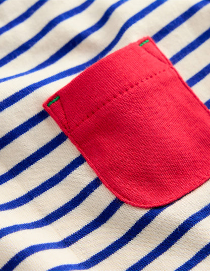 Twin Pack T-shirts-Ivory Stripe Twin Pack-3