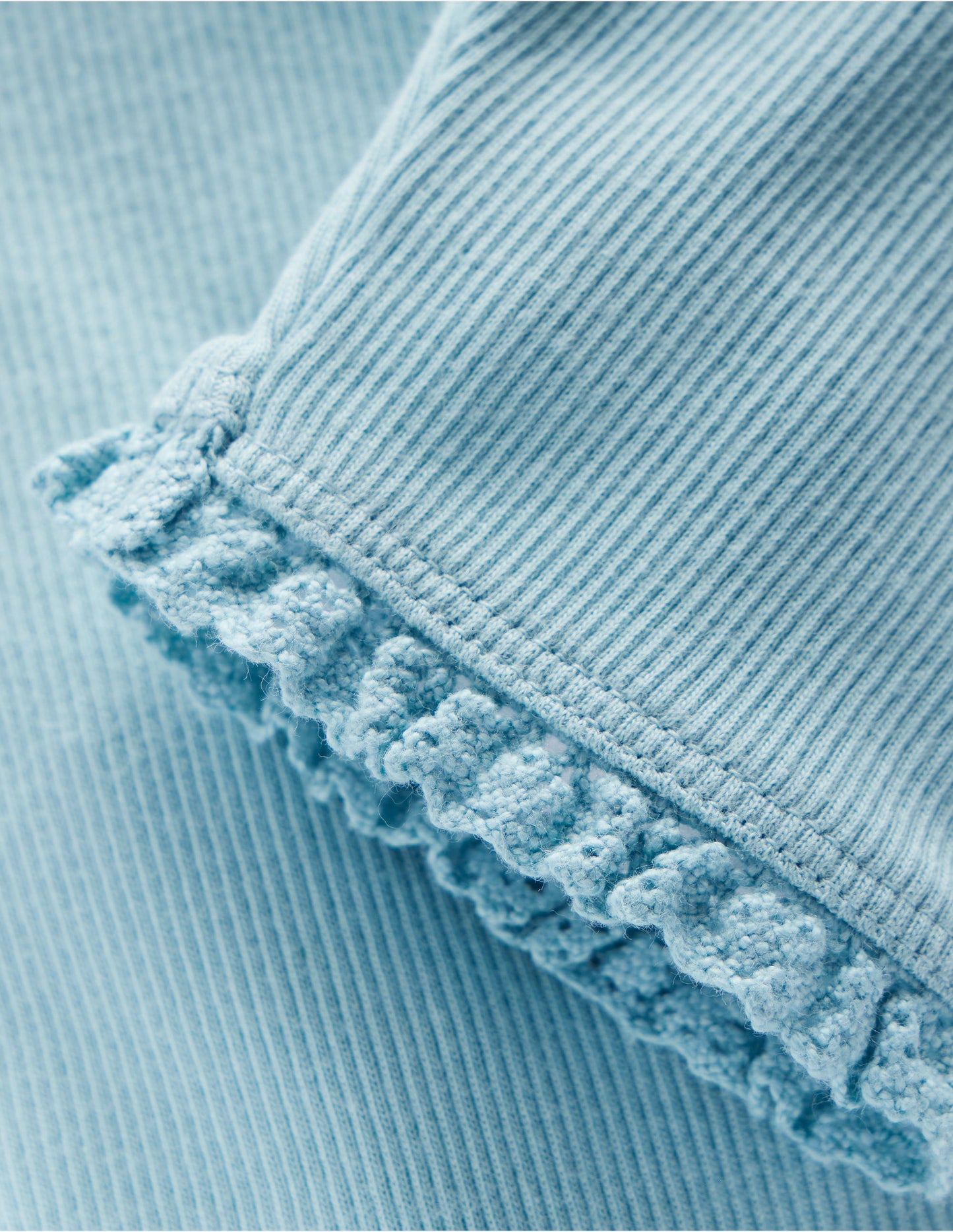 Ribbed Leggings-Vintage Blue