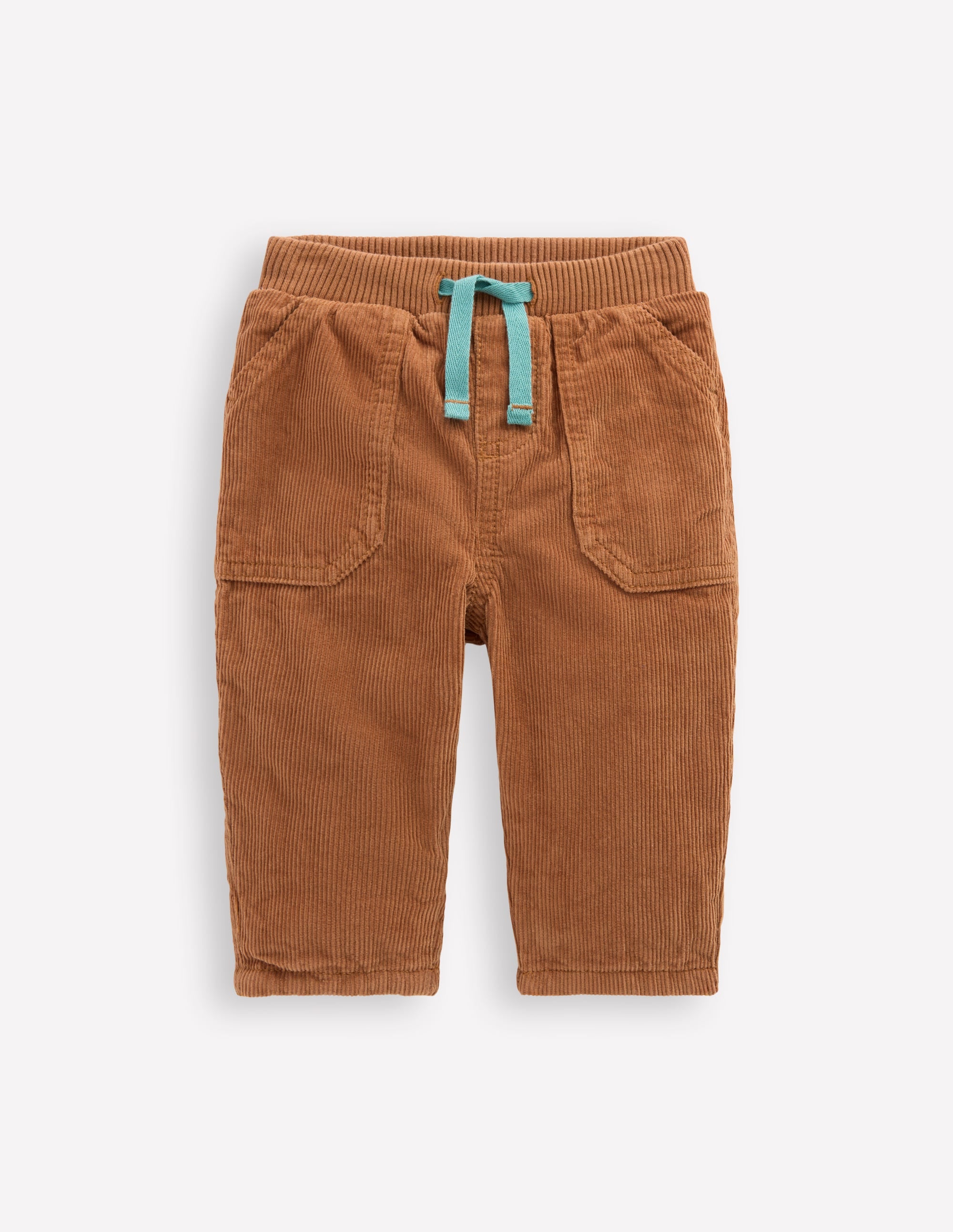 Cosy Lined Trousers-Tan - Image 1