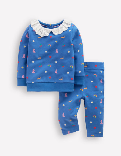 Sweatshirt Play Set-Blue Paris Print-1