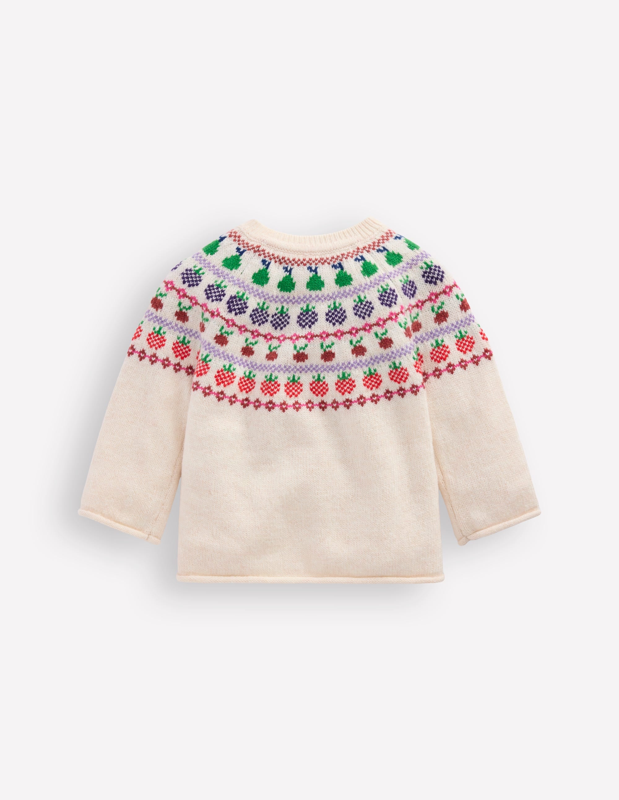 Fair Isle Cardigan-Multi Fruit - Image 2