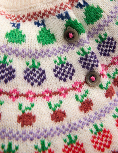 Fair Isle Cardigan-Multi Fruit-3