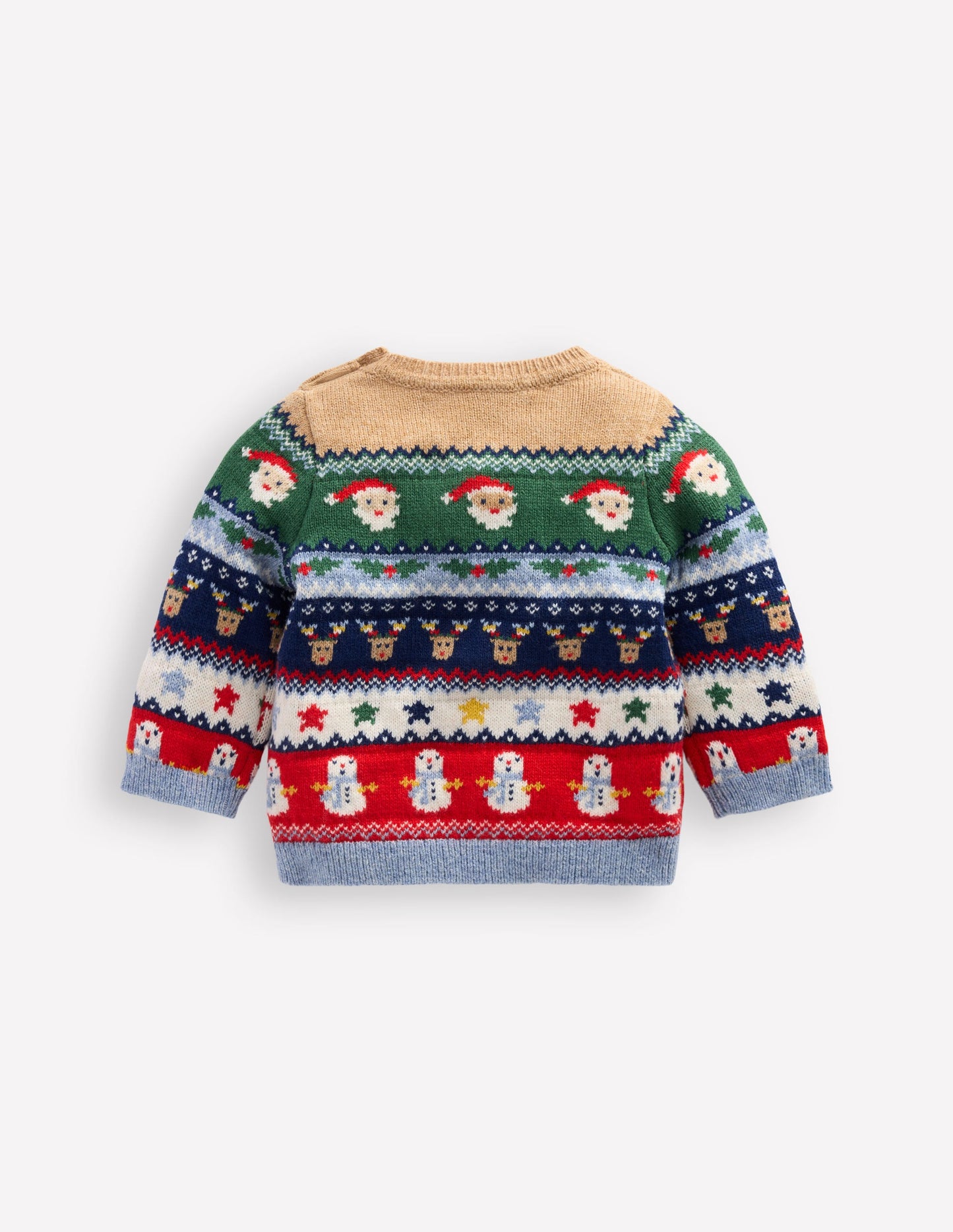Fair isle Jumper-Multi Festive Fair Isle