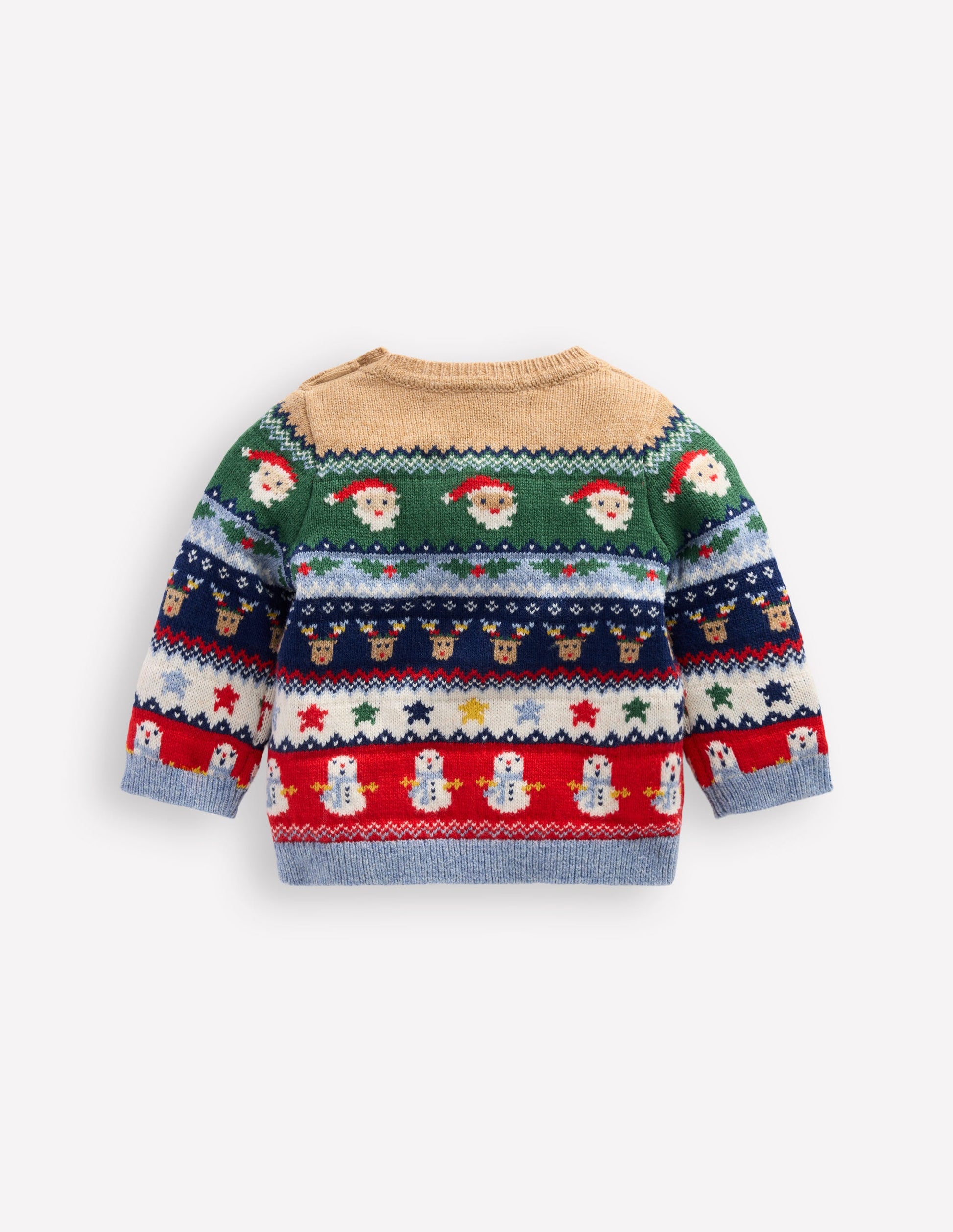 Fair isle Jumper-Multi Festive Fair Isle-2