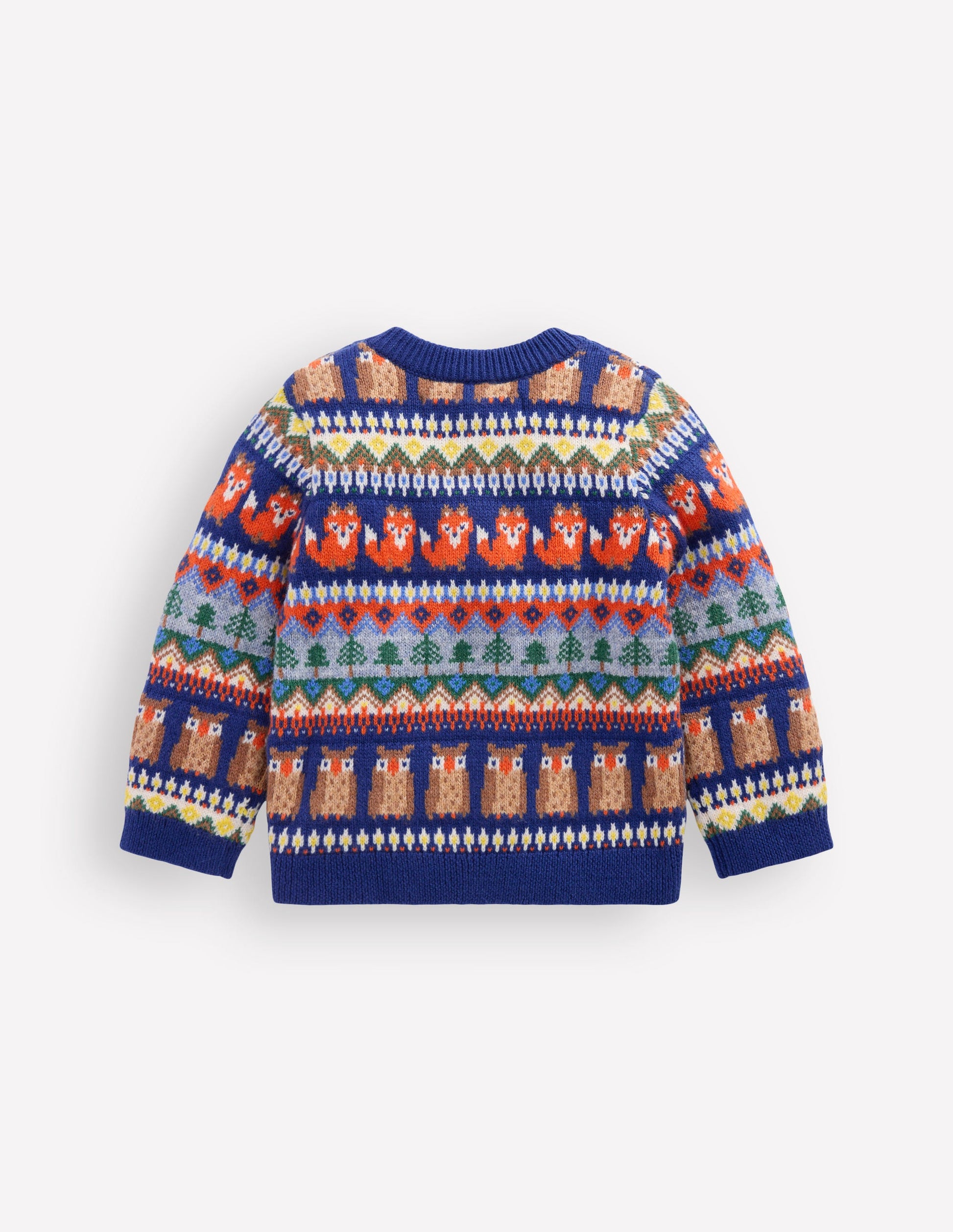Fair isle Jumper-Multi Woodland Fair Isle-2