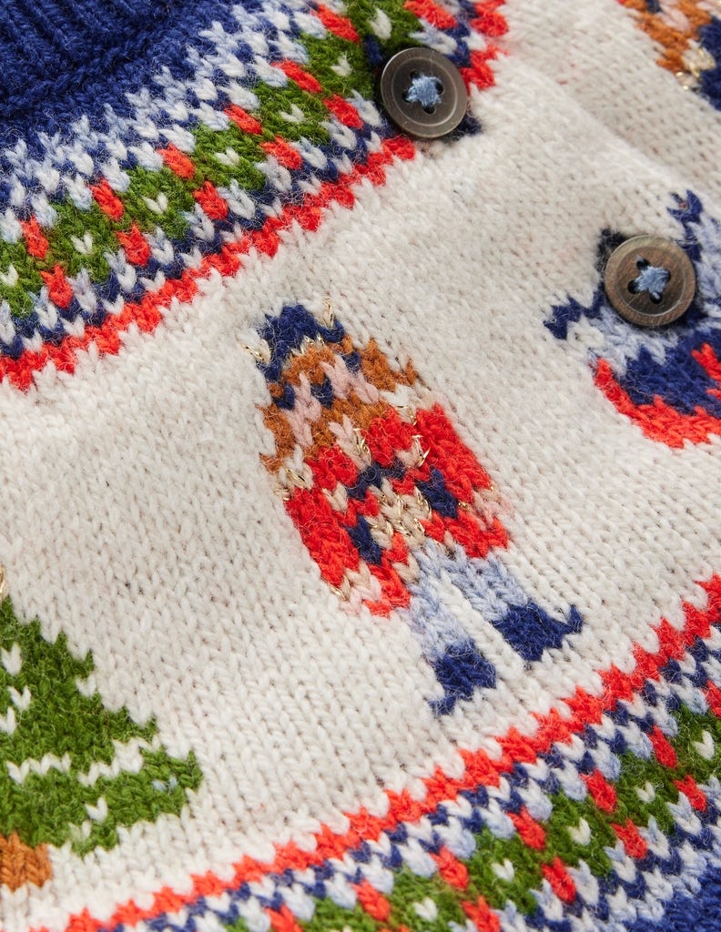 Fair isle Jumper-College Navy Nutcracker - Image 3