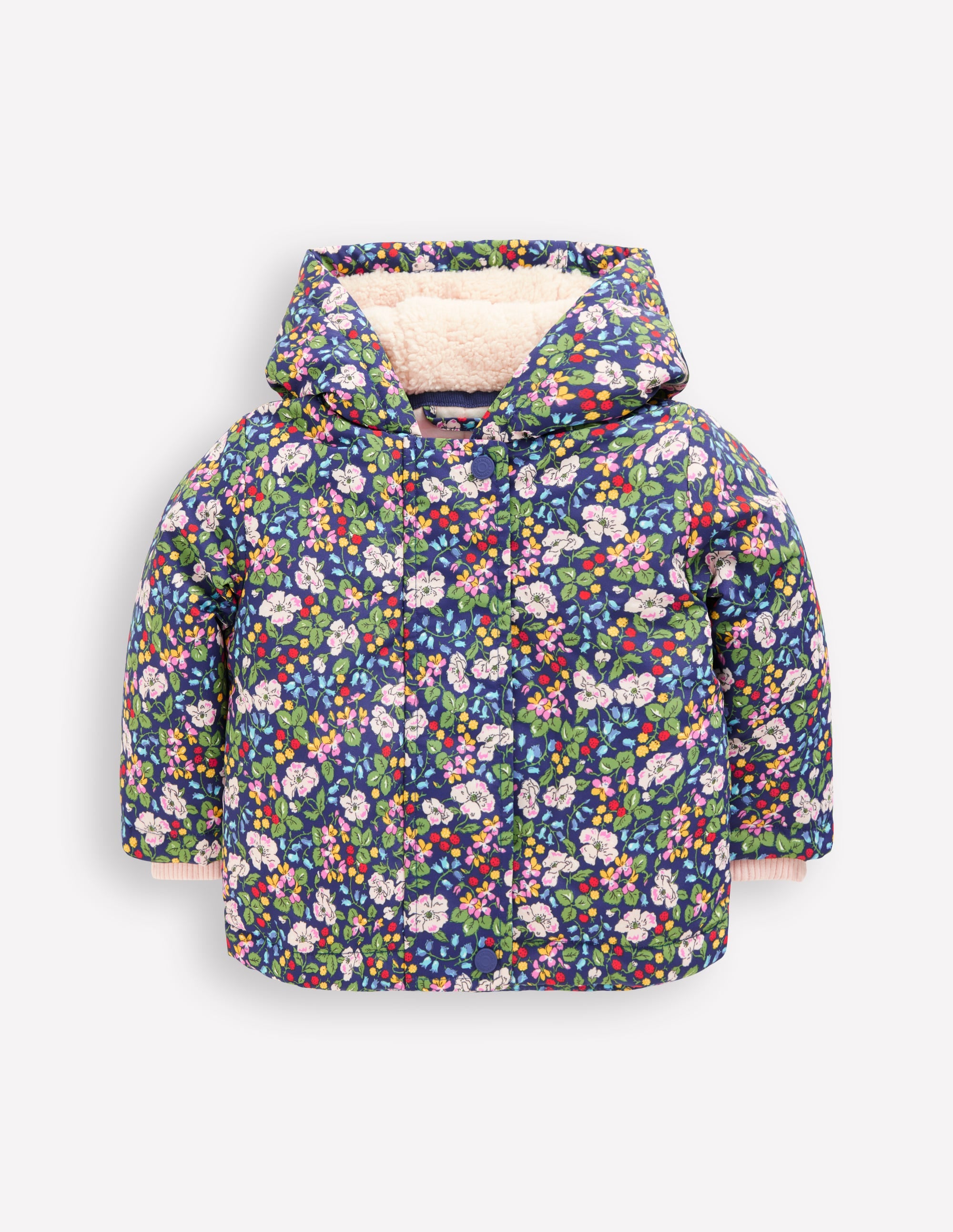 3-in-1 Showerproof Coat-Twilight Berry Floral - Image 1