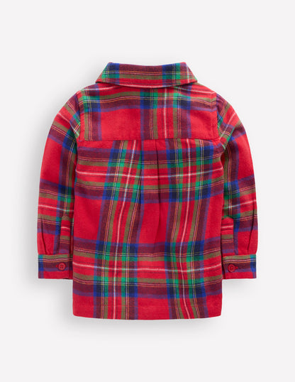 Boys Shirt-Red Check-2