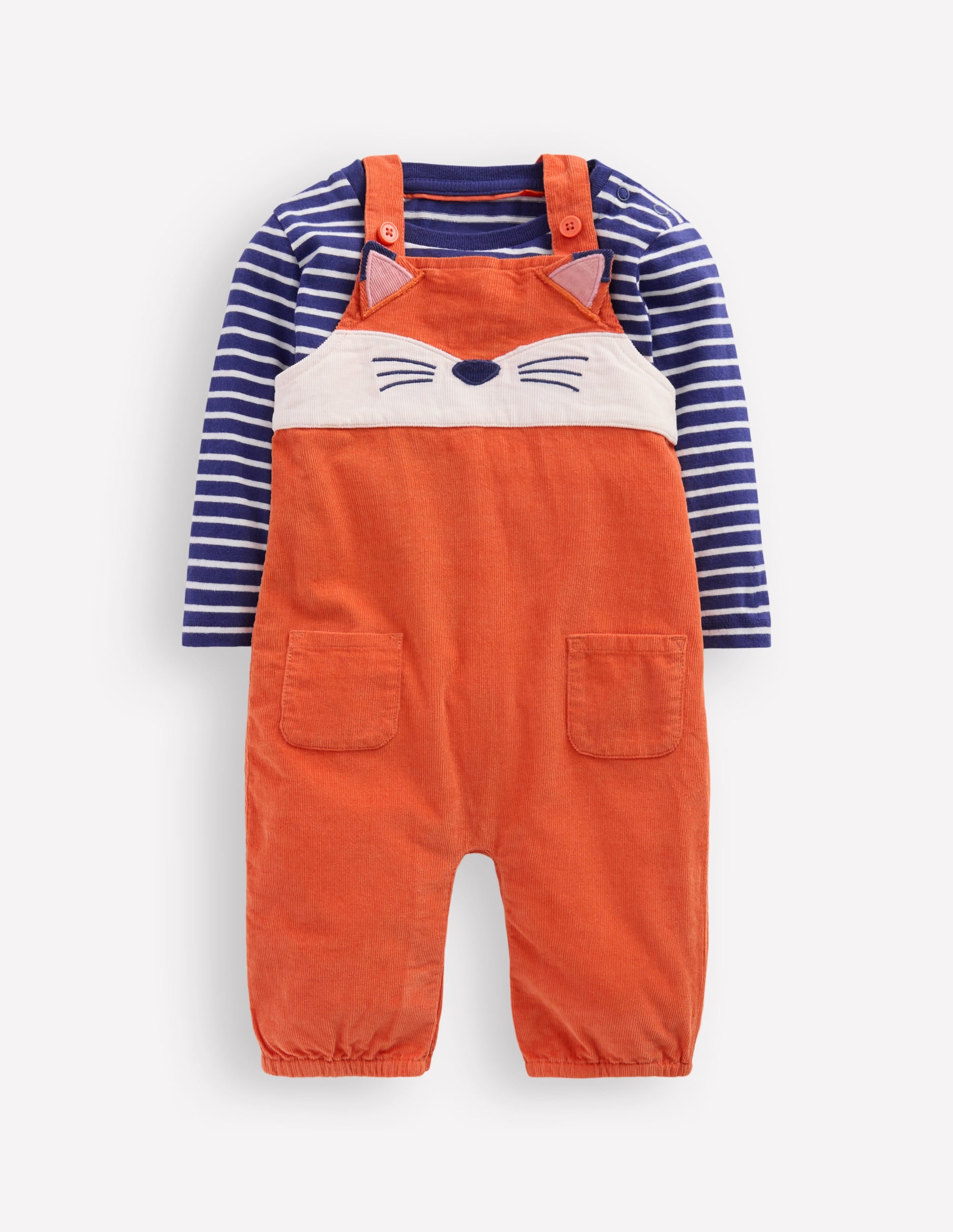 Novelty Dungaree Play Set-Koi Fox - Image 1