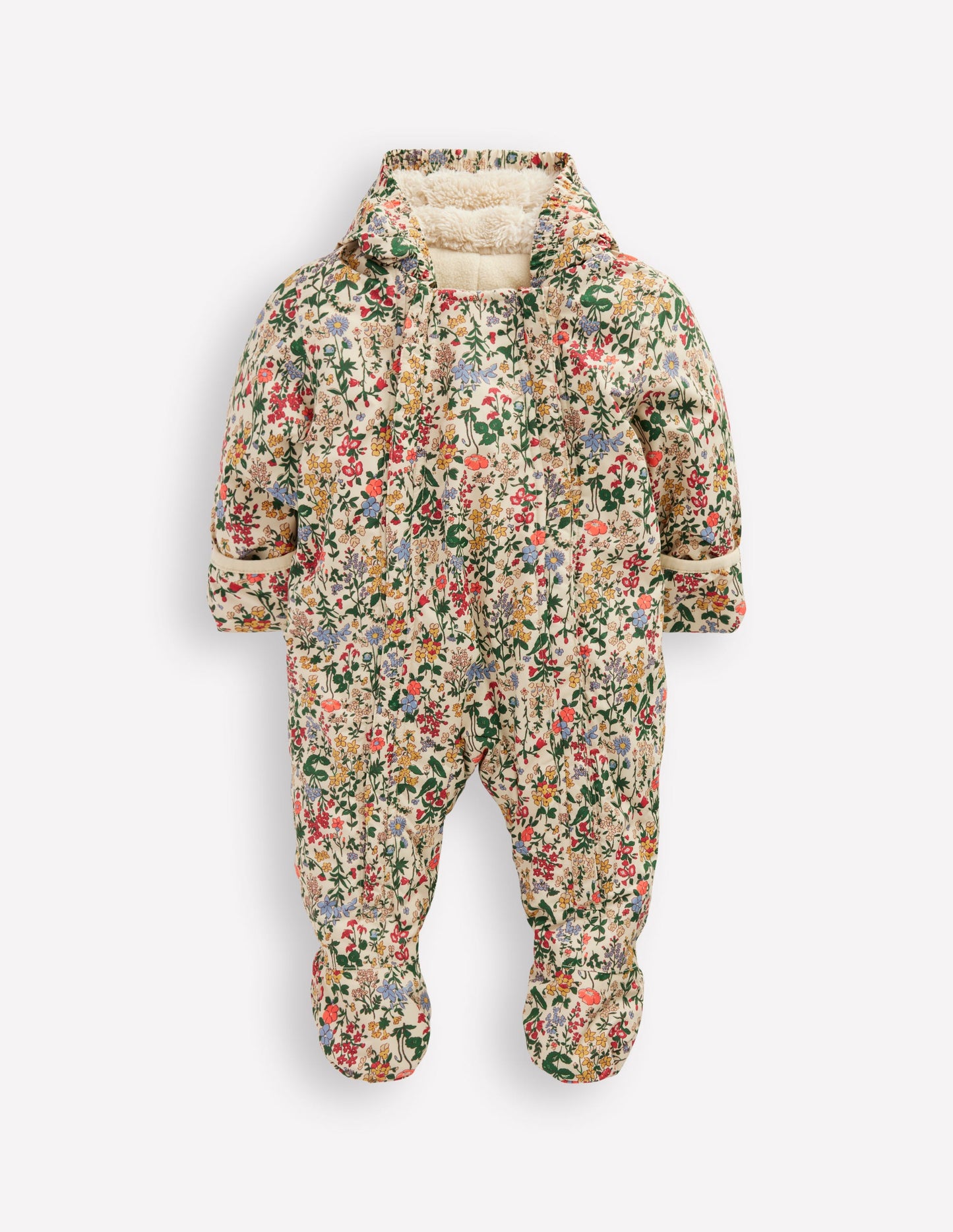 Girls Snowsuit-Multi Flower Meadow