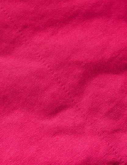 Girls Borg Duffle Coat-Pink Check-5