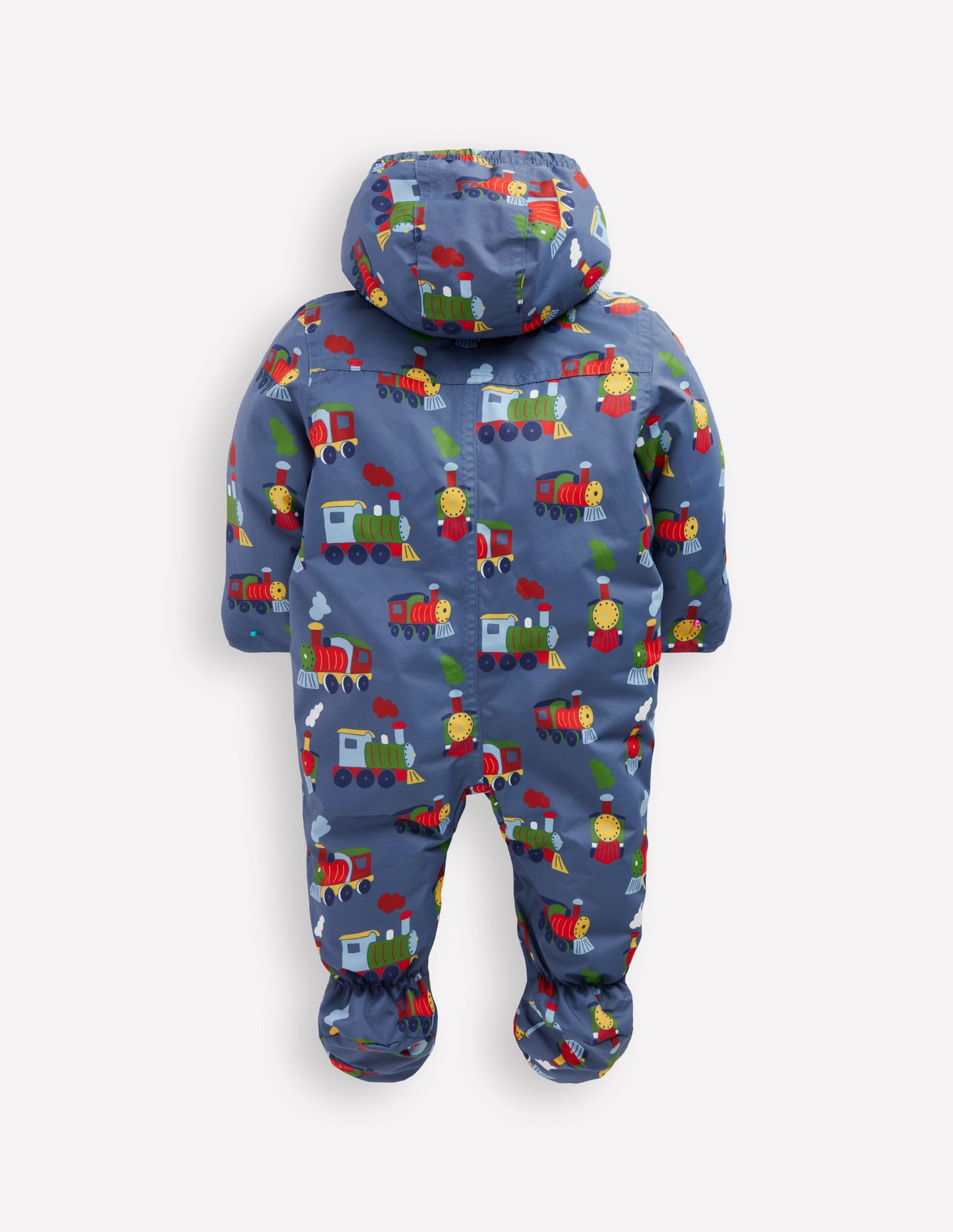 Boys Snowsuit-Blue Trains