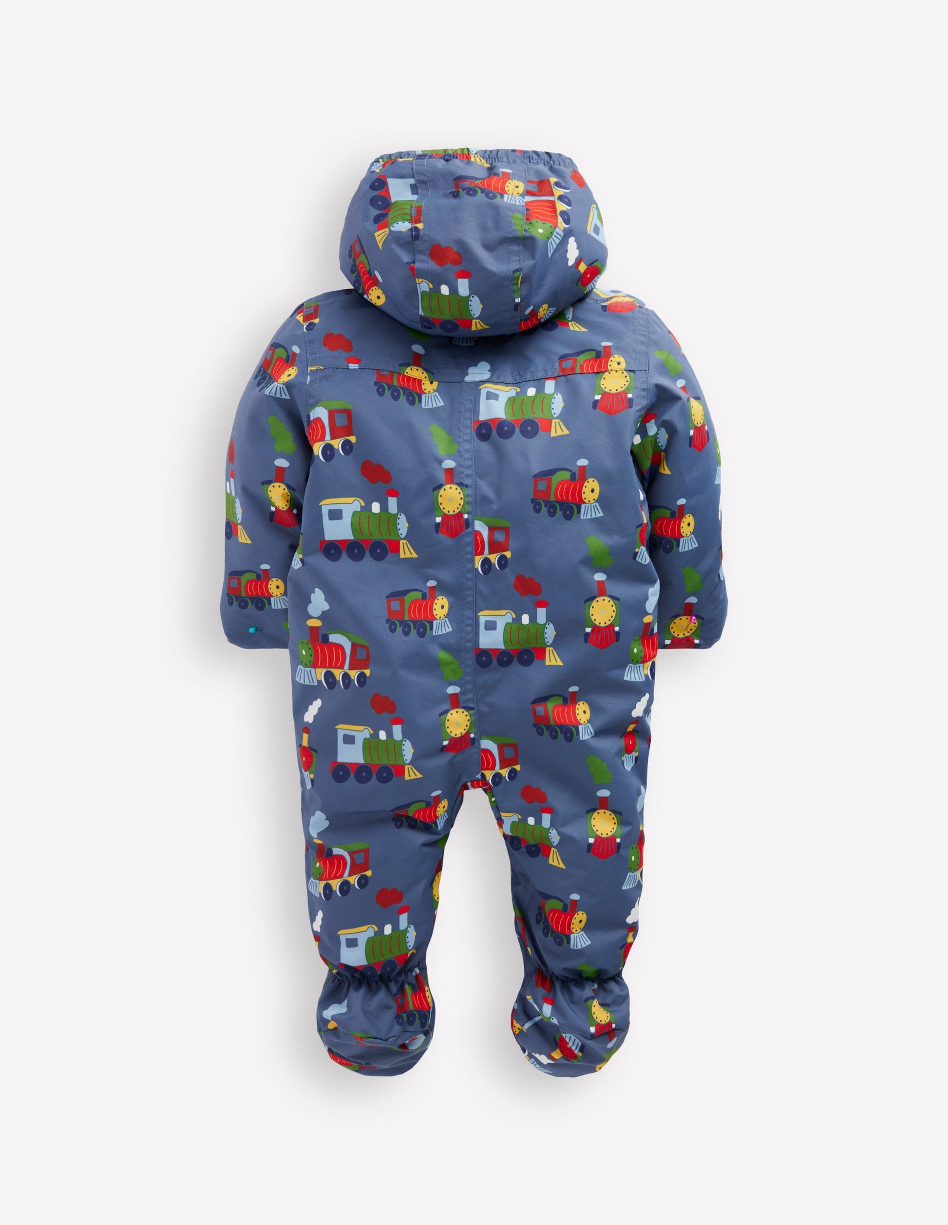 Boys Snowsuit-Blue Trains-2