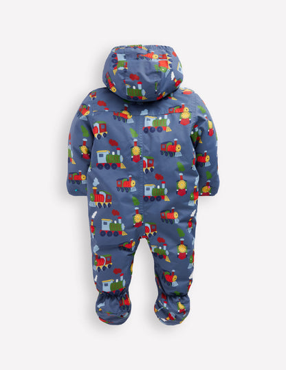 Boys Snowsuit-Blue Trains-2
