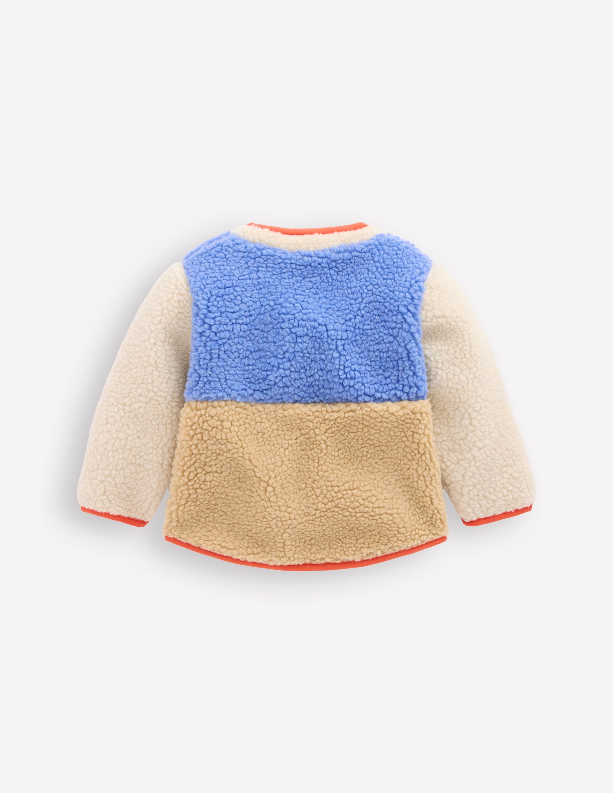 Cosy Borg Jacket-Multi Colour Block - Image 2