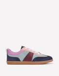 Erin Retro Tennis Trainers-Cord Colourblock