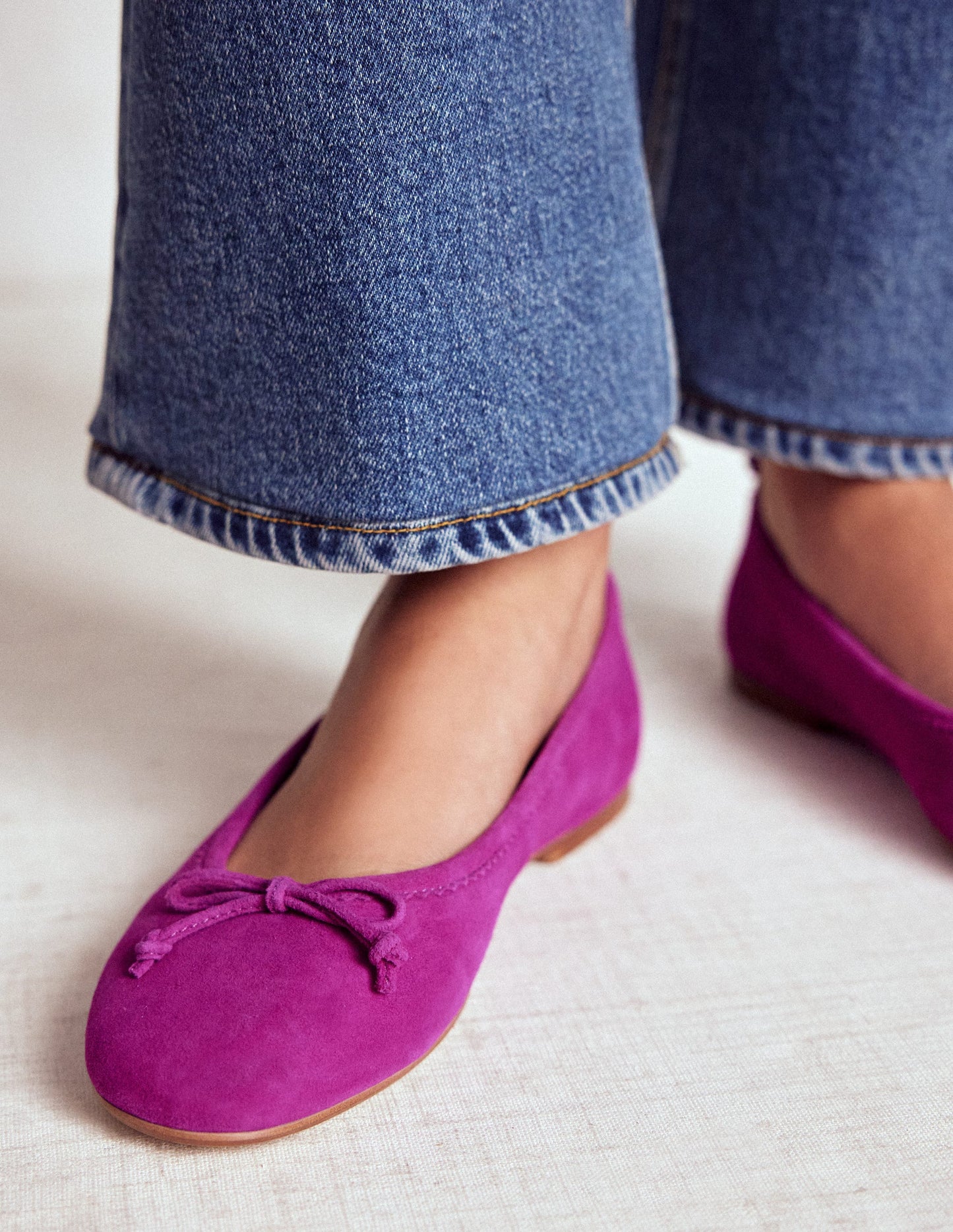 Kitty Flexi Sole Ballet Pumps-Regal Purple