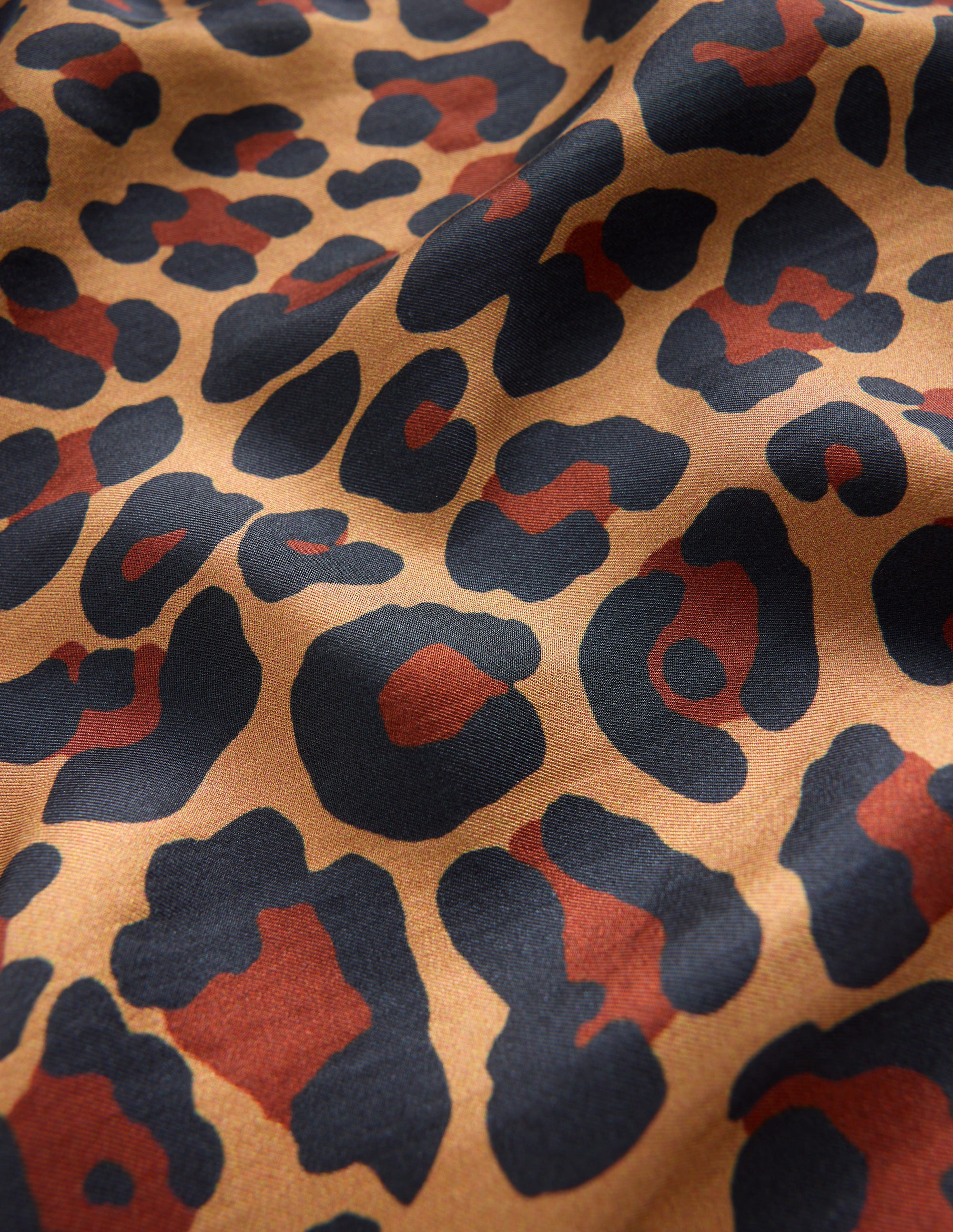 Elisabeth Silk Square Scarf-Multi, Cheetah Pop - Image 3
