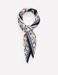 Elisabeth Silk Square Scarf-Postcard