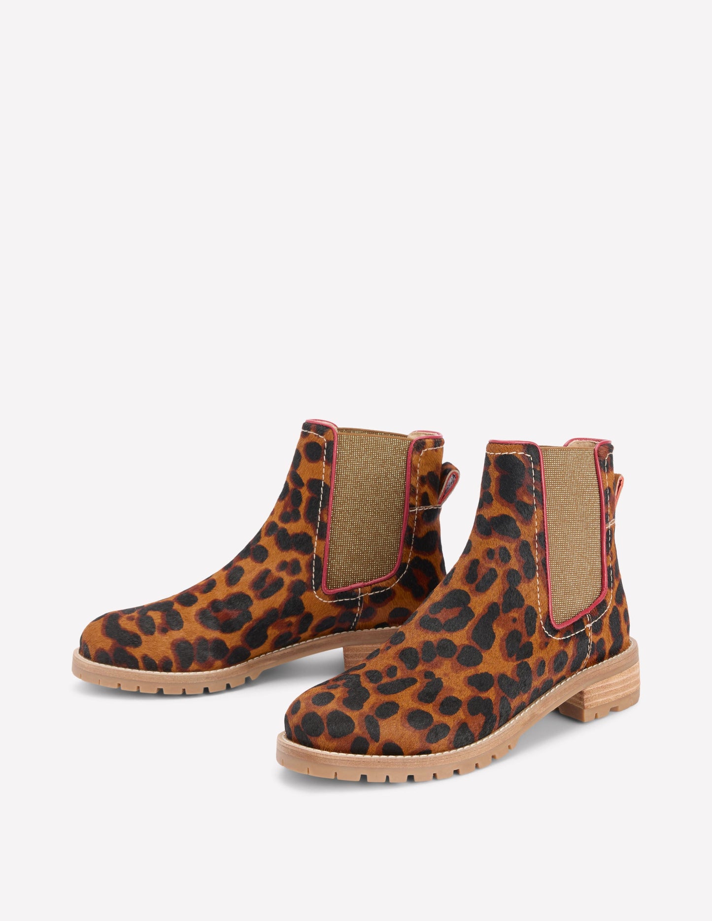 Freya Chelsea Boots-Leopard
