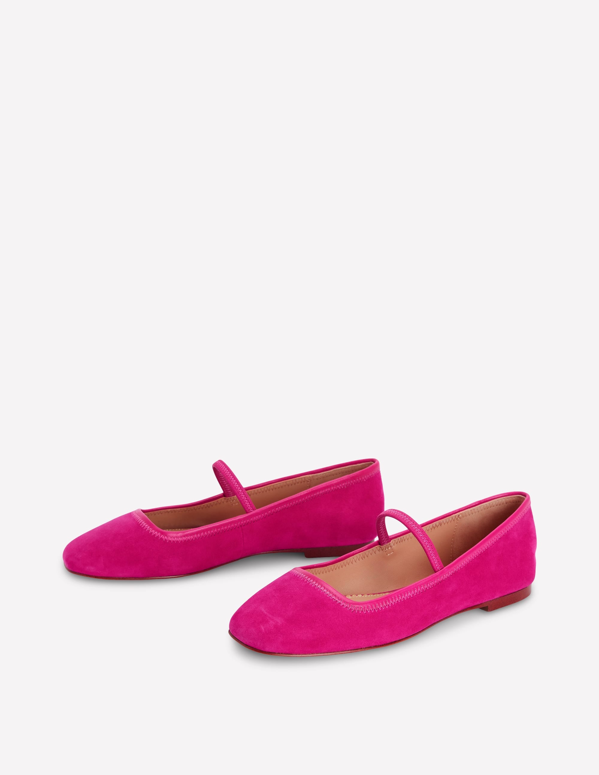 Thea Mary Jane Ballet Flats-Pink Peony - Image 3