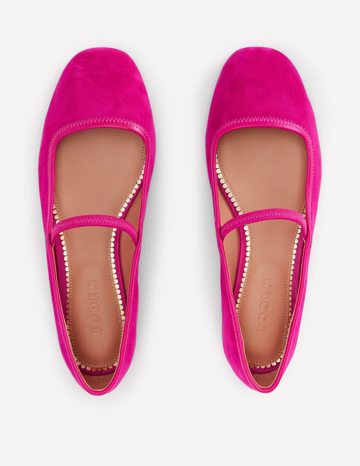Thea Mary Jane Ballet Flats-Pink Peony