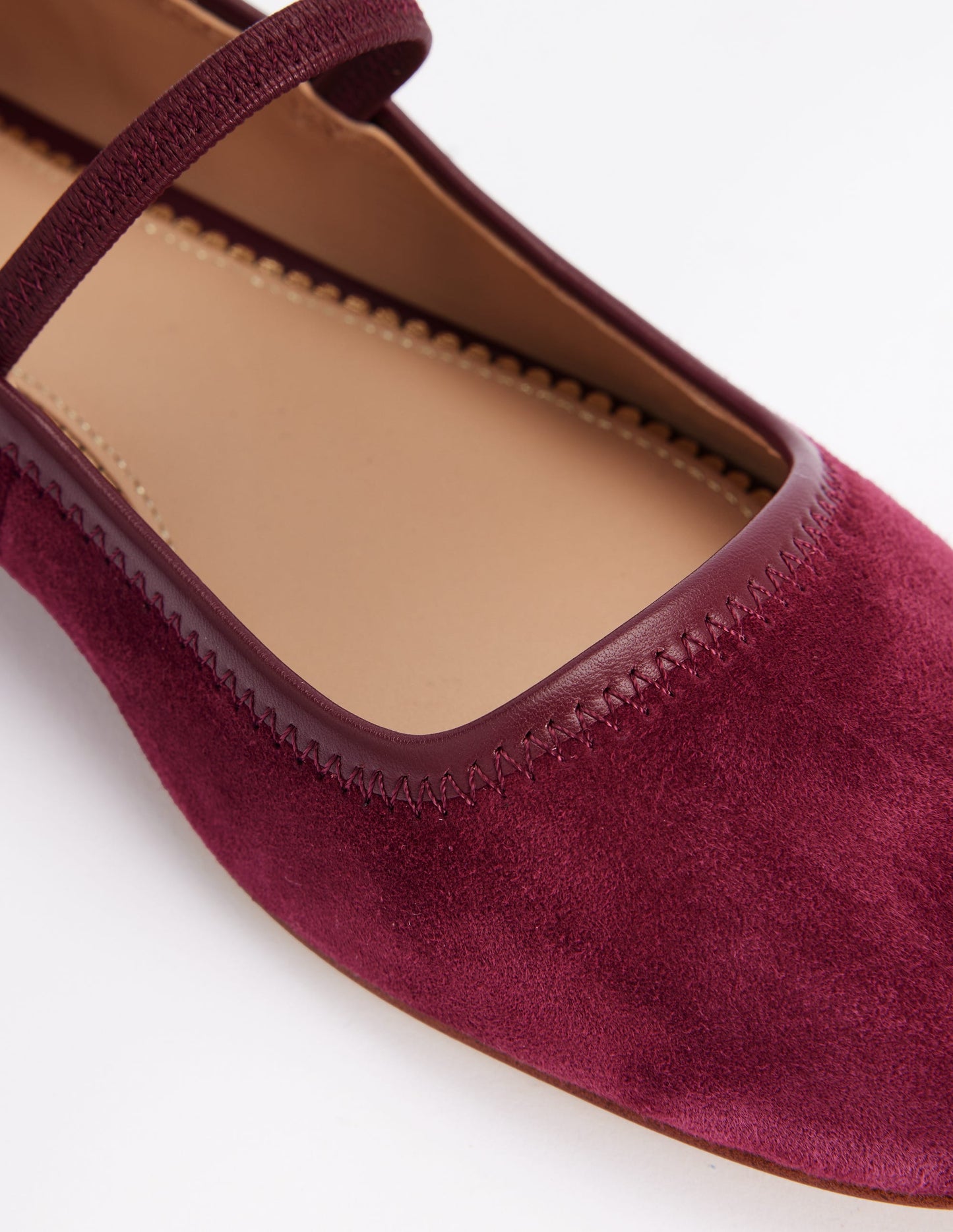 Thea Mary Jane Ballet Flats-Oxblood